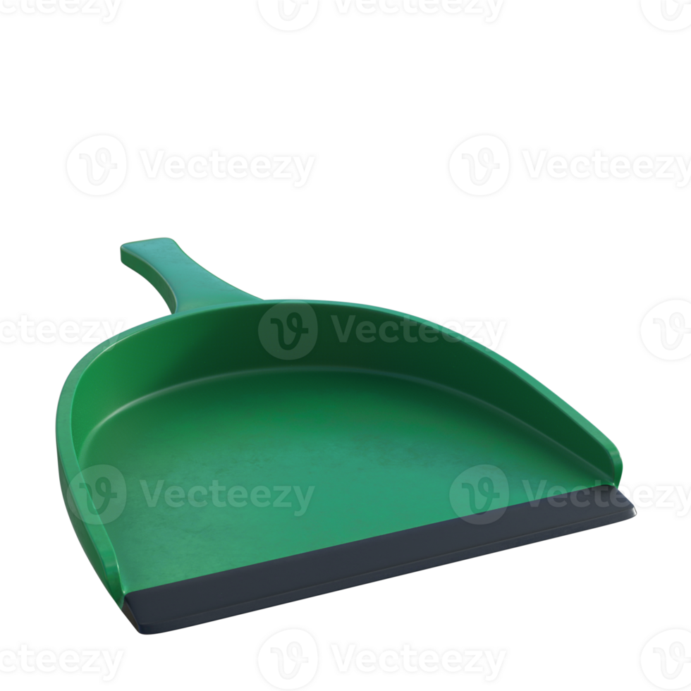 a green plastic shovel on a white background png