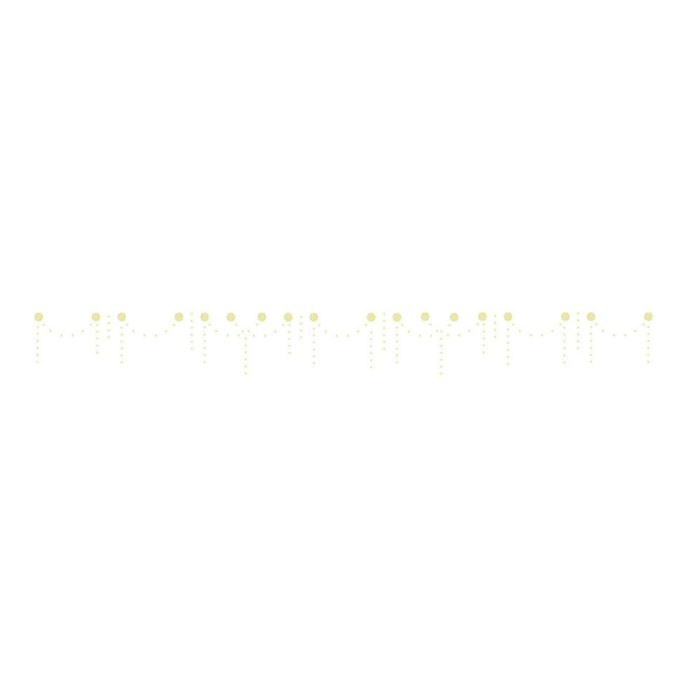Polka dot pattern decoration border.  Isolated on white background, vector, illustration, EPS10 vector