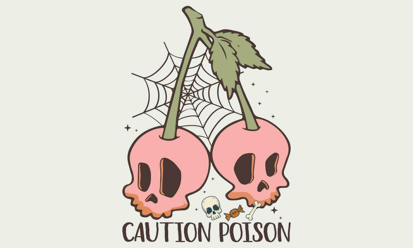 Retro Halloween Sublimation Designs vector