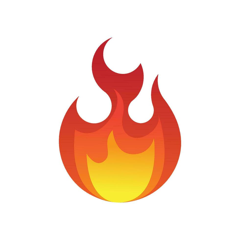 Fire icon design. Vector illustration