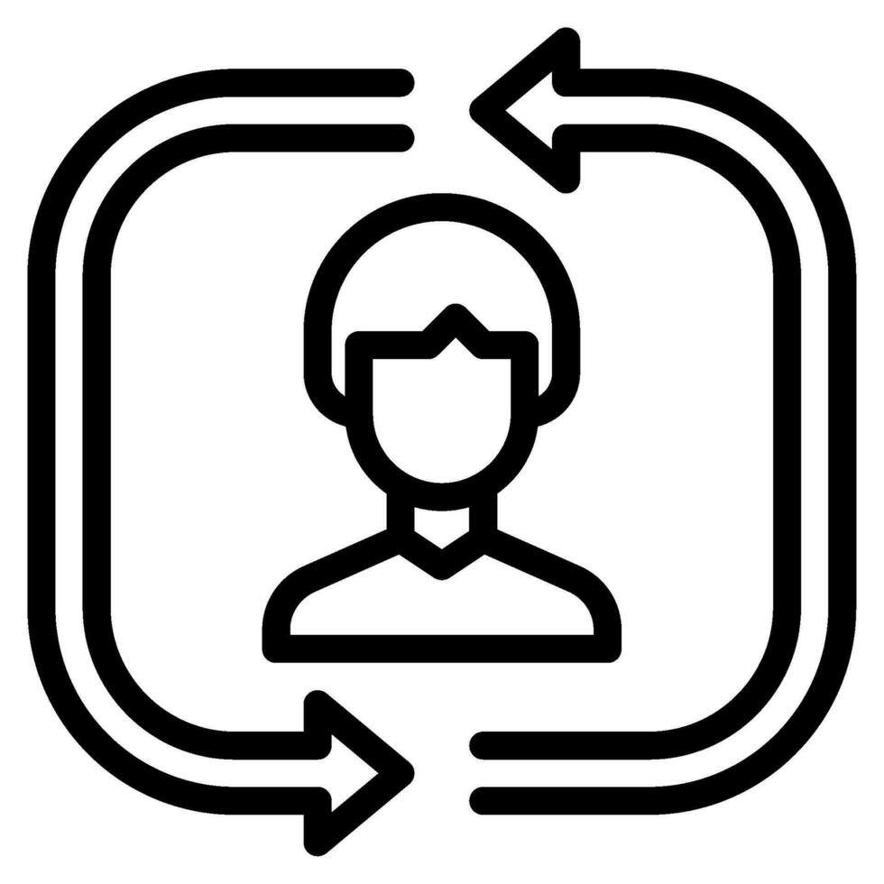 Outline-Human Resource Management-64px vector
