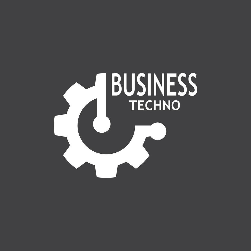 Business Technology Logo Vector Template Illustration