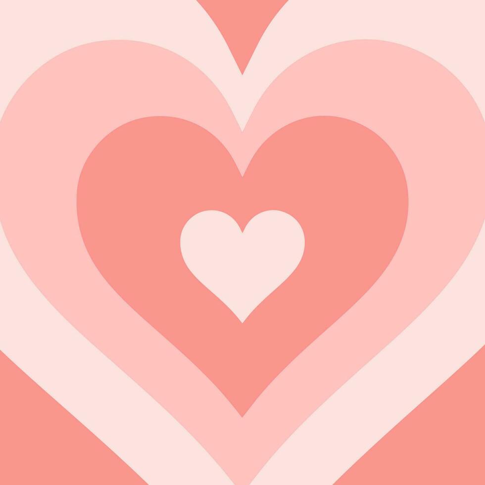 Pink Heart Tunnel Background vector