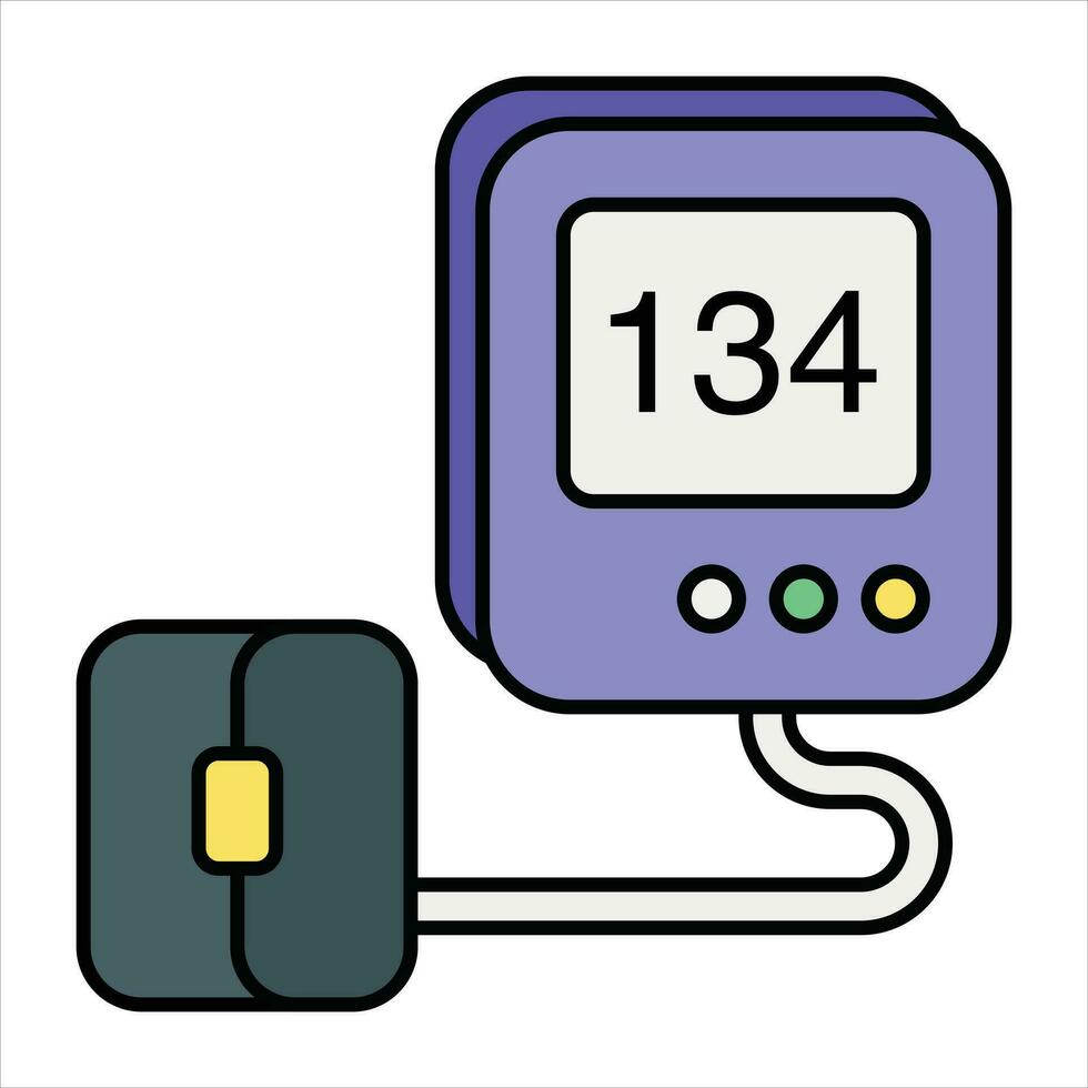 bp apparatus color icon design style vector