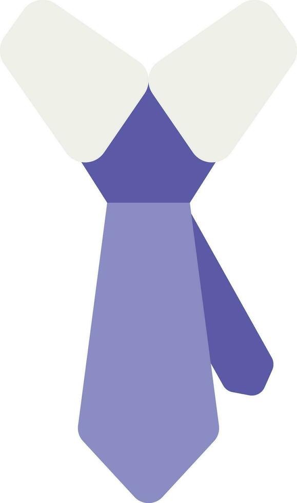 Corbata color contorno icono diseño estilo vector