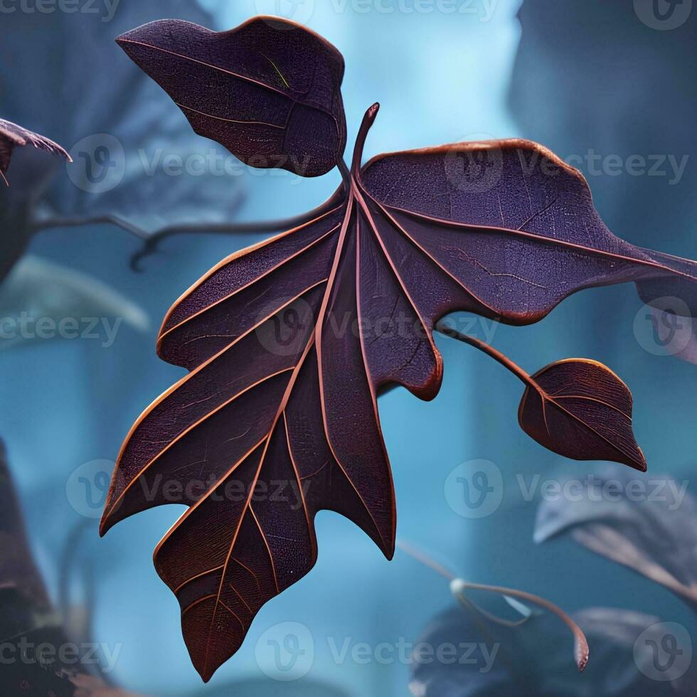 illustration of  background with leaves photo