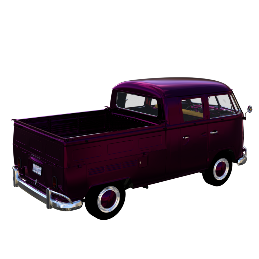 classic car isolated 3d png