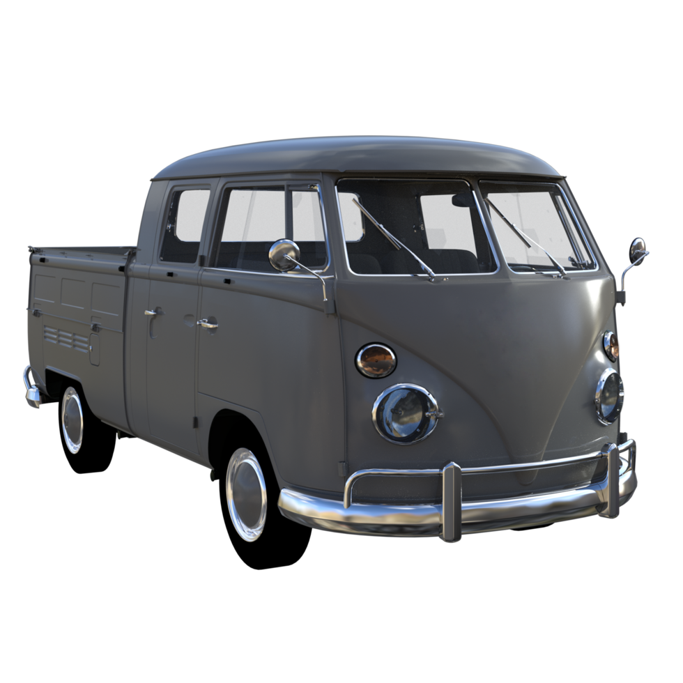 classic car isolated 3d png