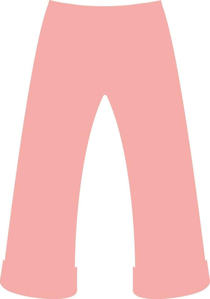 Pants clothing for decoration and design. vector