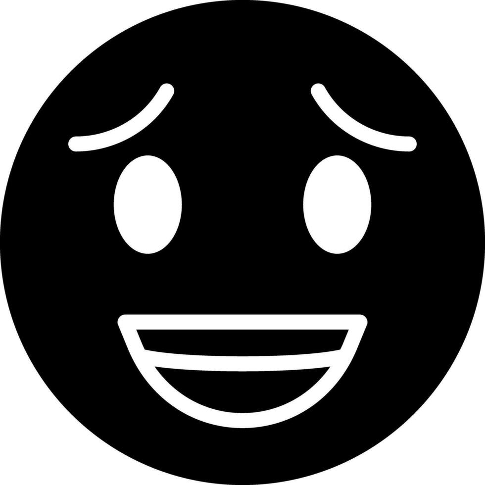 solid icon for strange vector