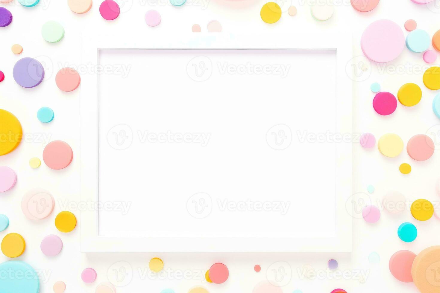 Mockup photo frames, Empty abstract shape framing for your design. template for picture, painting, poster, lettering or photo gallery, Generative AI illustration
