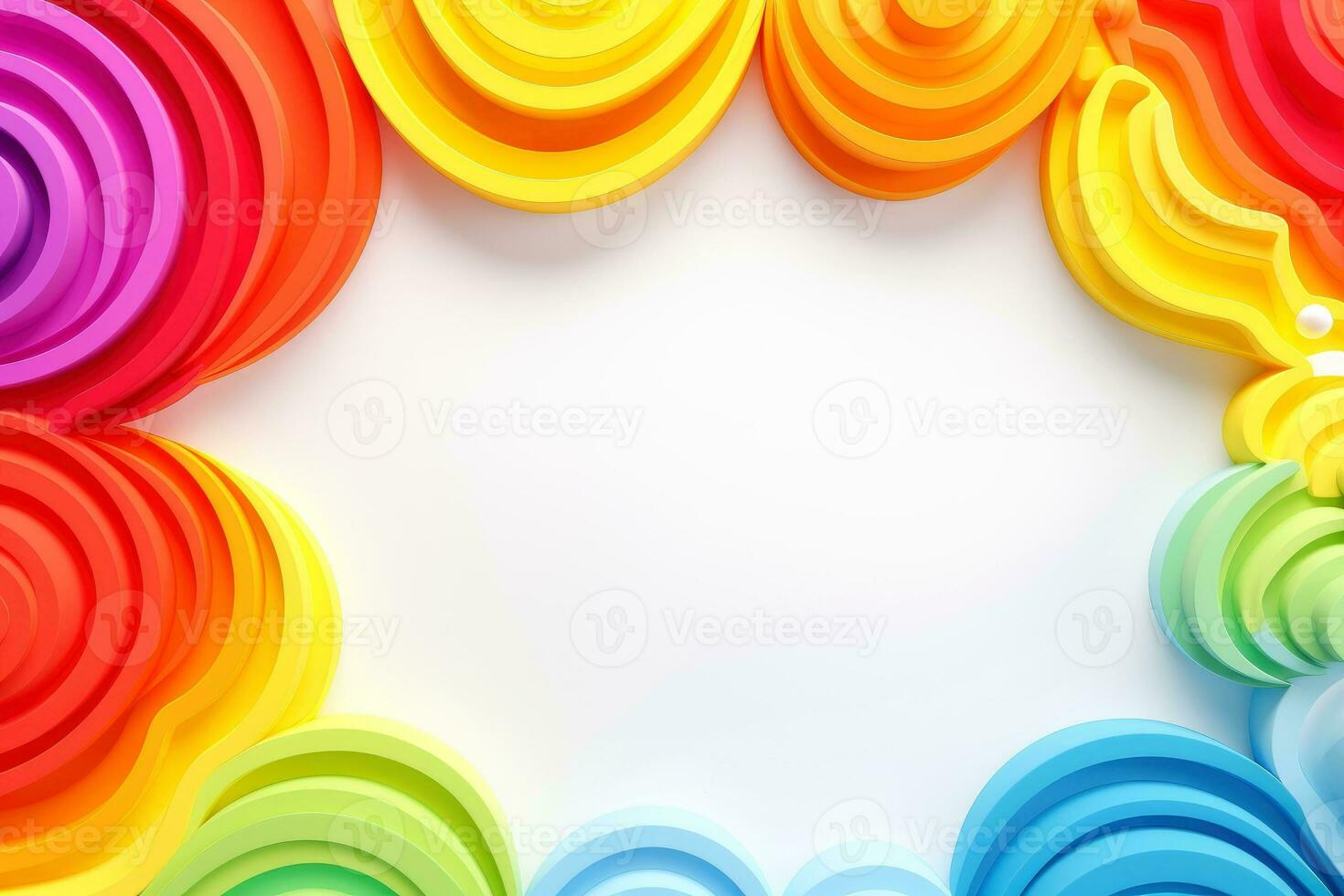 Mockup photo frames, Empty abstract shape framing for your design. template for picture, painting, poster, lettering or photo gallery, Generative AI illustration