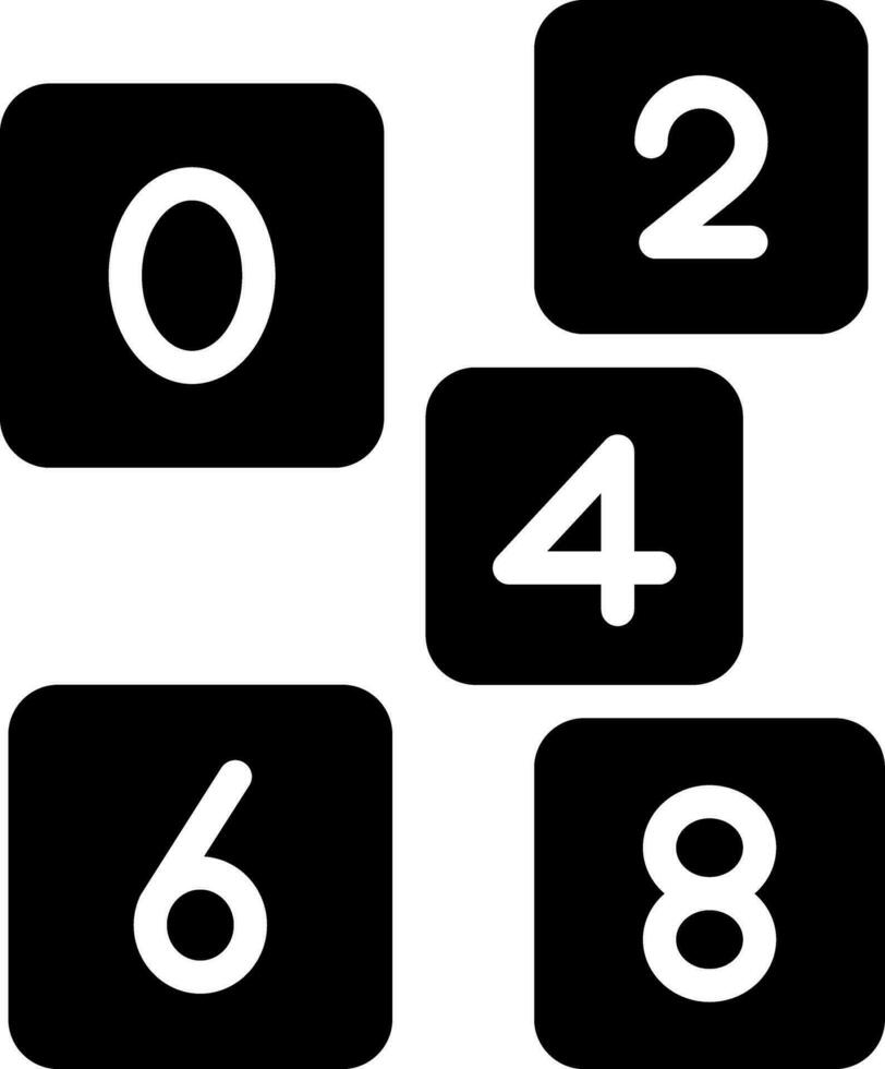 solid icon for even vector