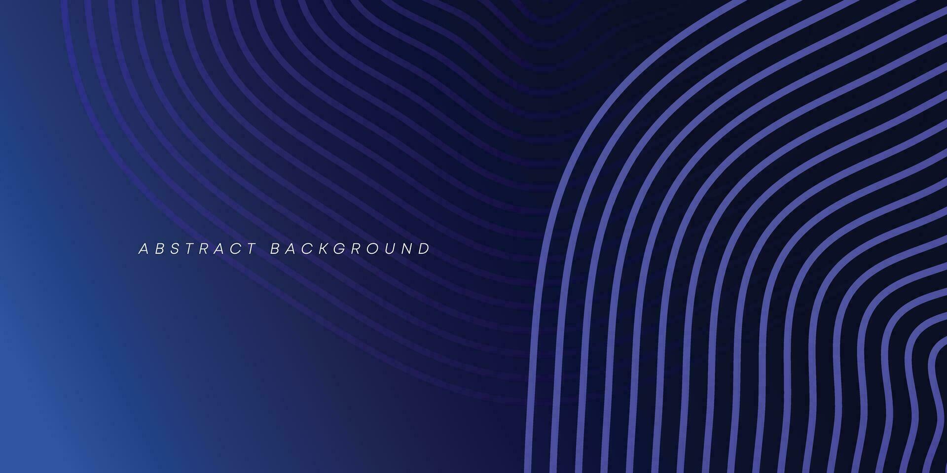 Abstract geometric lines dark blue glowing background. stripe line art design. diagonal banner of corner lines. Modern style shiny blue rounded square pattern. Suit for banner, presentation, website vector