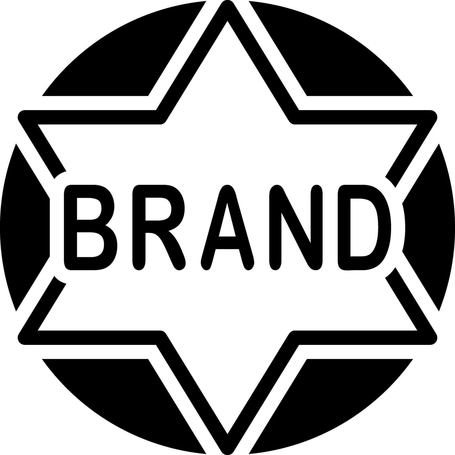 solid icon for brand 27508730 Vector Art at Vecteezy