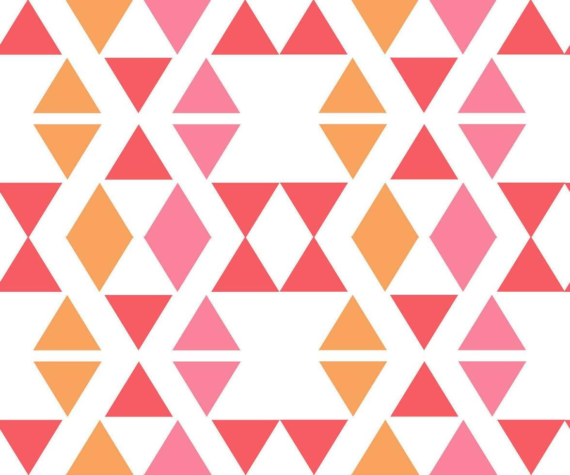Minimalistic geometric artwork with triangle simple shapes and shapes vector abstract seamless pattern design