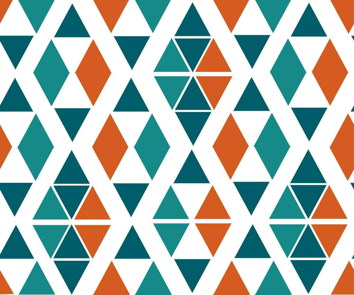 Minimalistic geometric artwork with triangle simple shapes and shapes vector abstract seamless pattern design