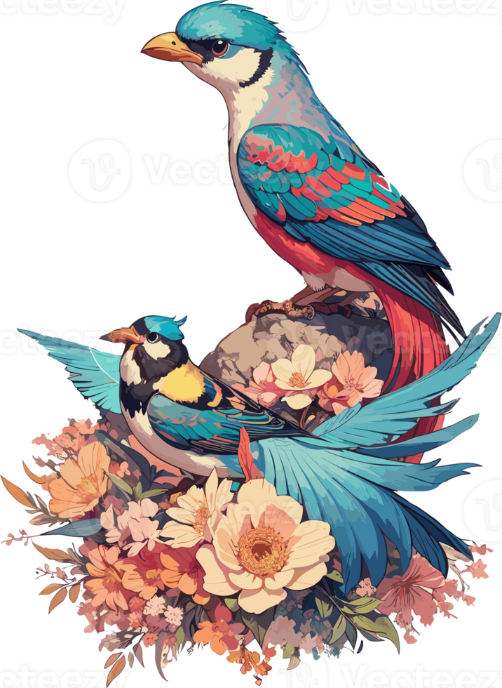 little bird on twig png