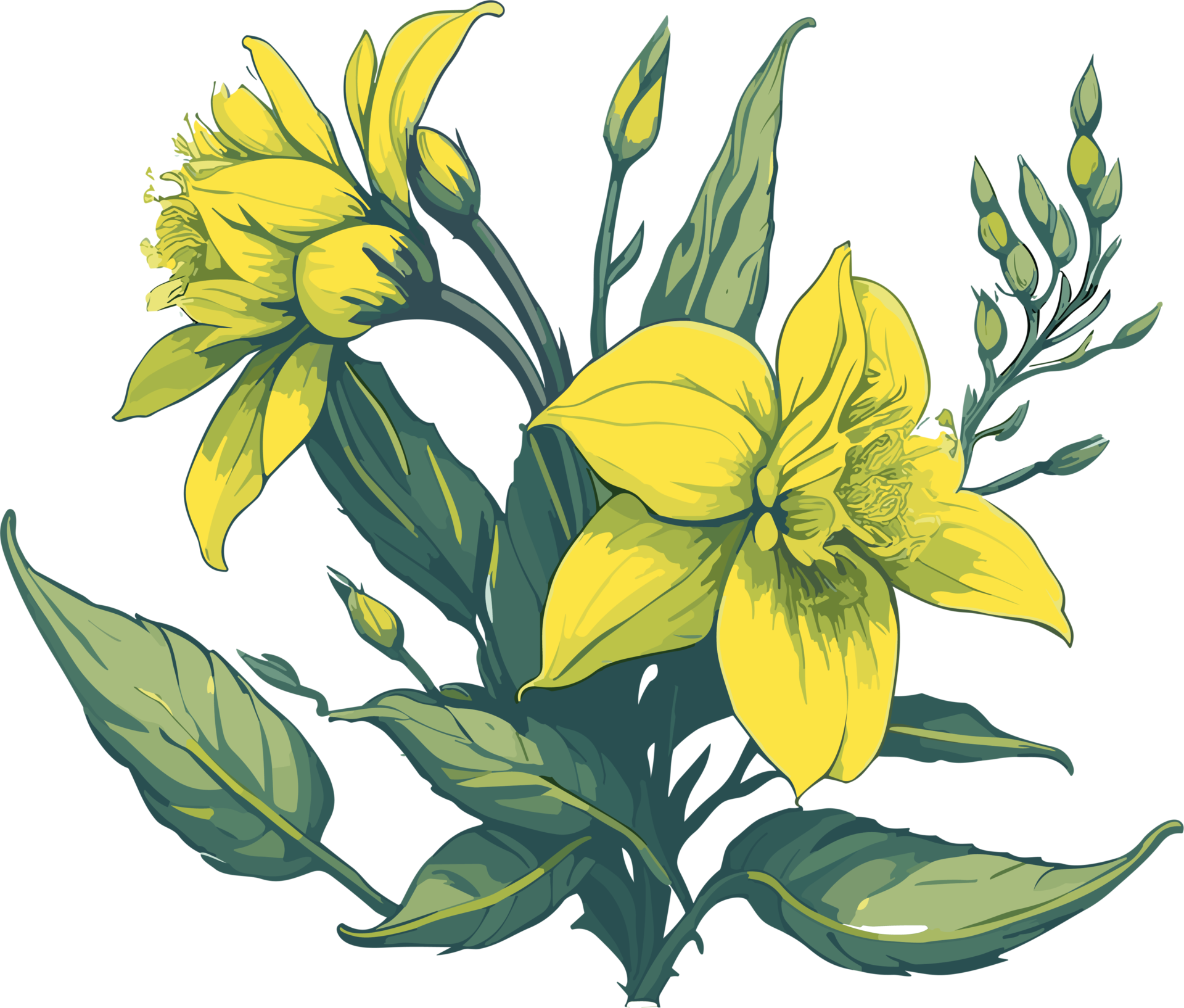 Jonquil flower for new beginnings AI generative 27509476 PNG