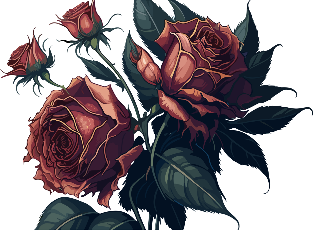 Rose queen of flower png
