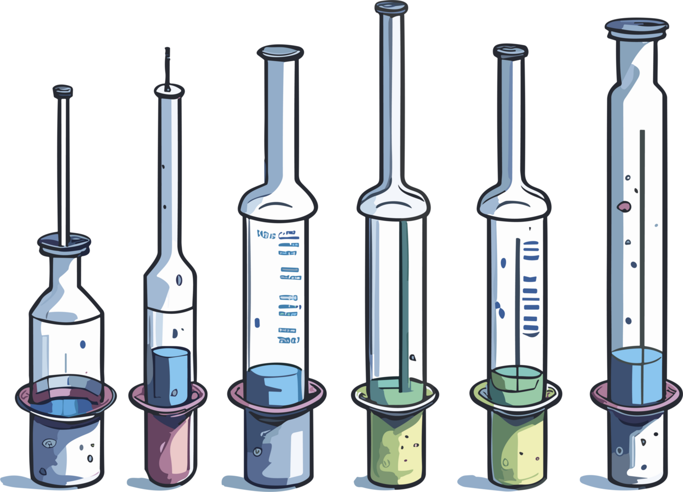 Test tube scientist png