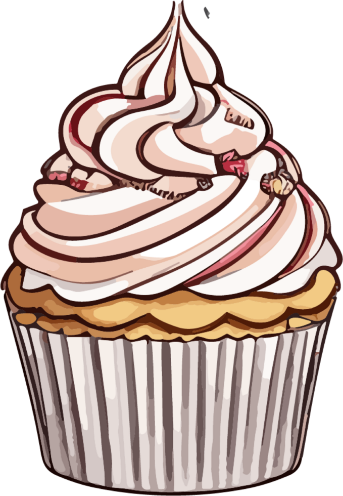 Cupcake Magic A Culinary Journey Through Mini Delights png