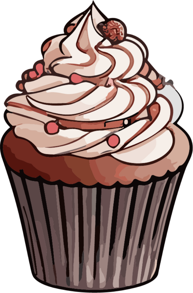 Cupcake Magic A Culinary Journey Through Mini Delights png
