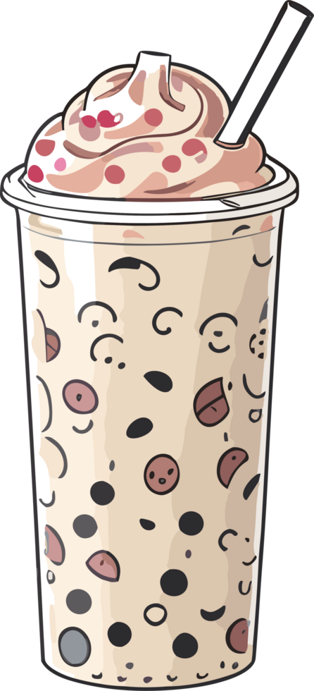 Flavorful Infusion Unveiling the Magic of Bubble Tea png