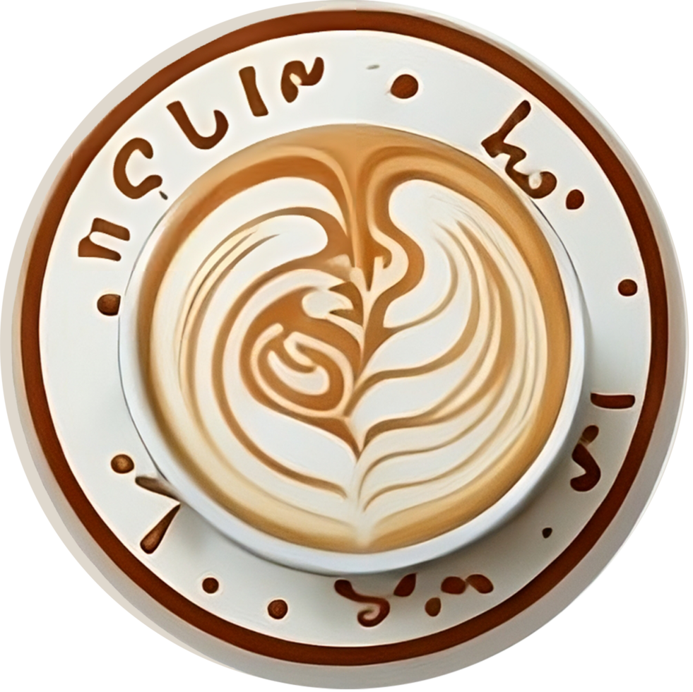 Pouring Inspiration The Magic of Coffee Latte Art png
