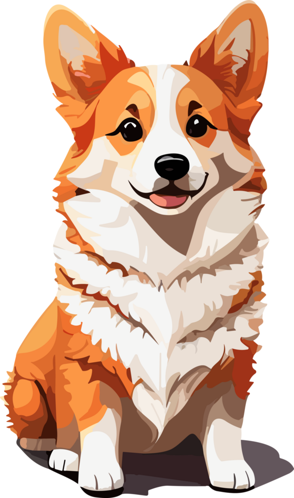 corgi capperi avventure di un' giocoso cucciolo ai generativo png