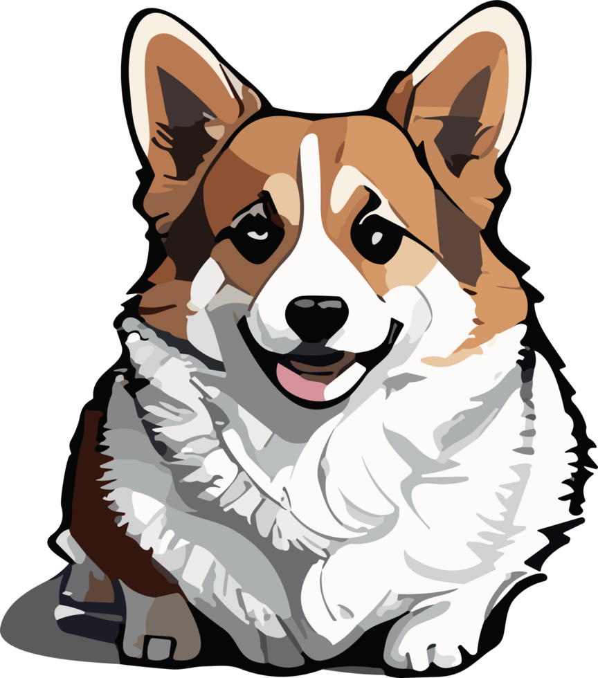 Corgi Capers Adventures of a Playful Pup AI generative png