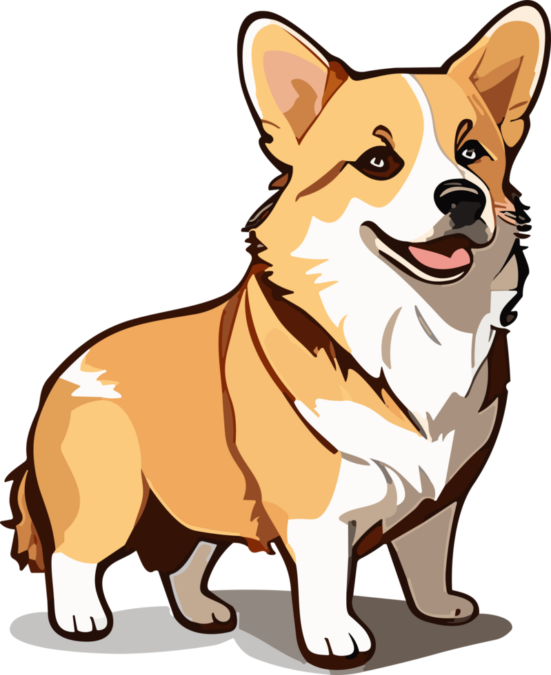 Corgi Capers Adventures of a Playful Pup AI generative png