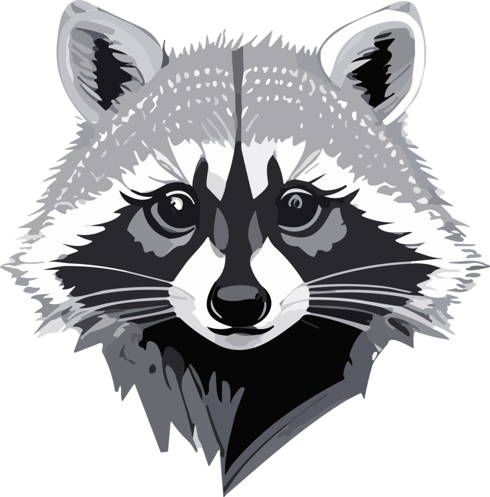 Raccoon Chronicles Exploring Nature's Bandit AI generative png