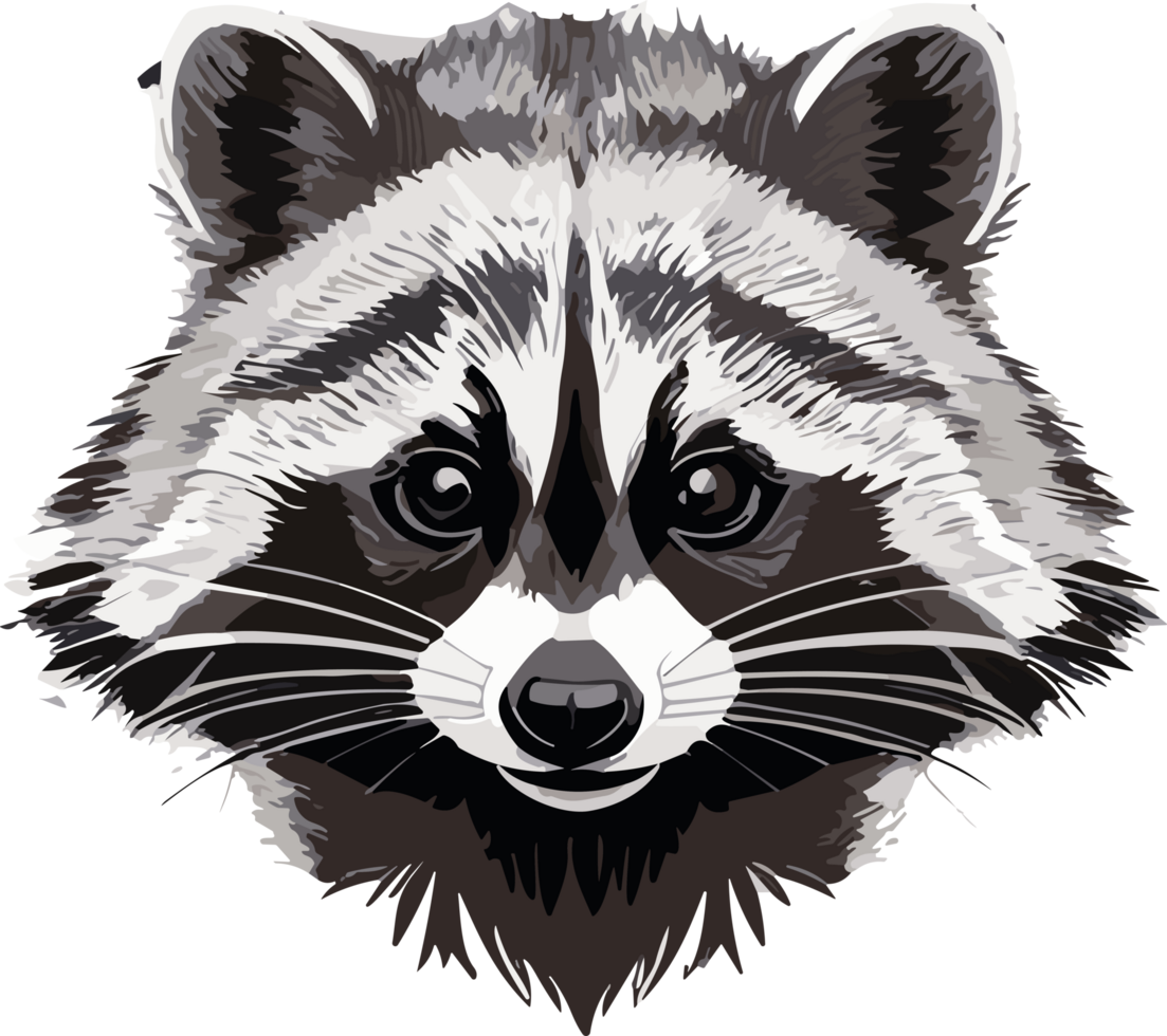 Raccoon Chronicles Exploring Nature's Bandit AI generative png