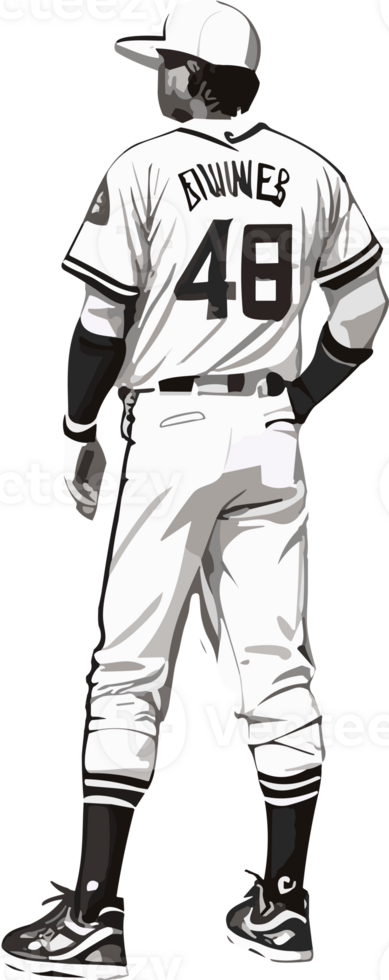Pitching Prowess The Art of a Baseball Pitcher AI generative png