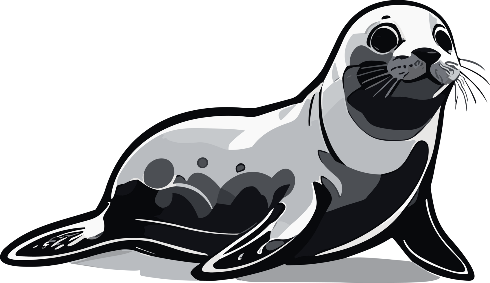 Seal Enchantment Captivating Charms of the Sea AI generative png