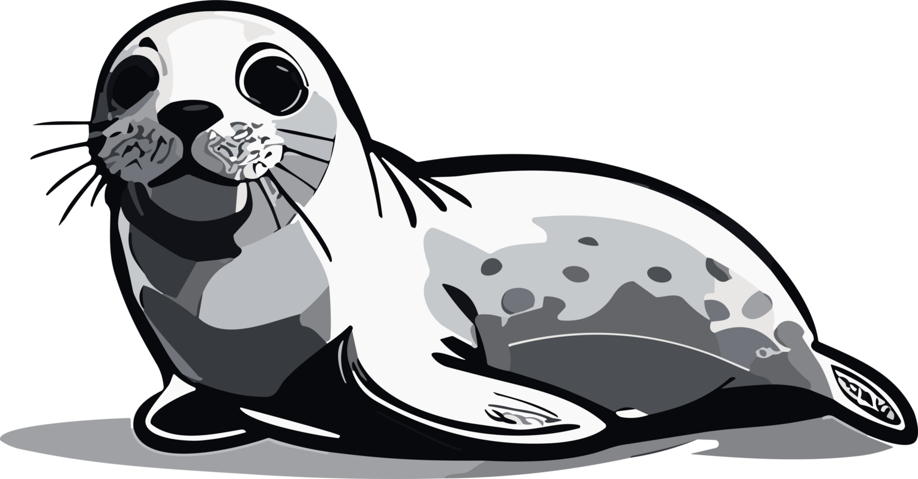 Seal Enchantment Captivating Charms of the Sea AI generative png