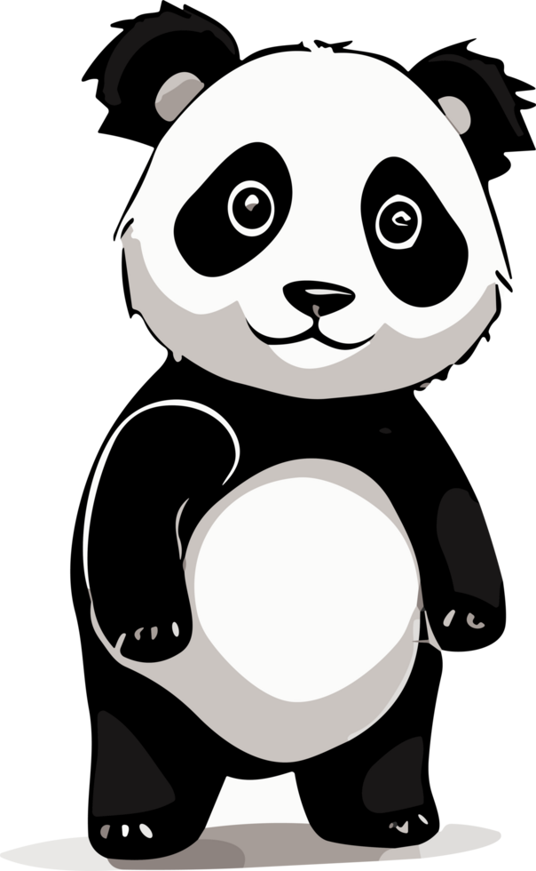 Cute Panda Dreamscape Aesthetic Expressions of Delight AI generative png