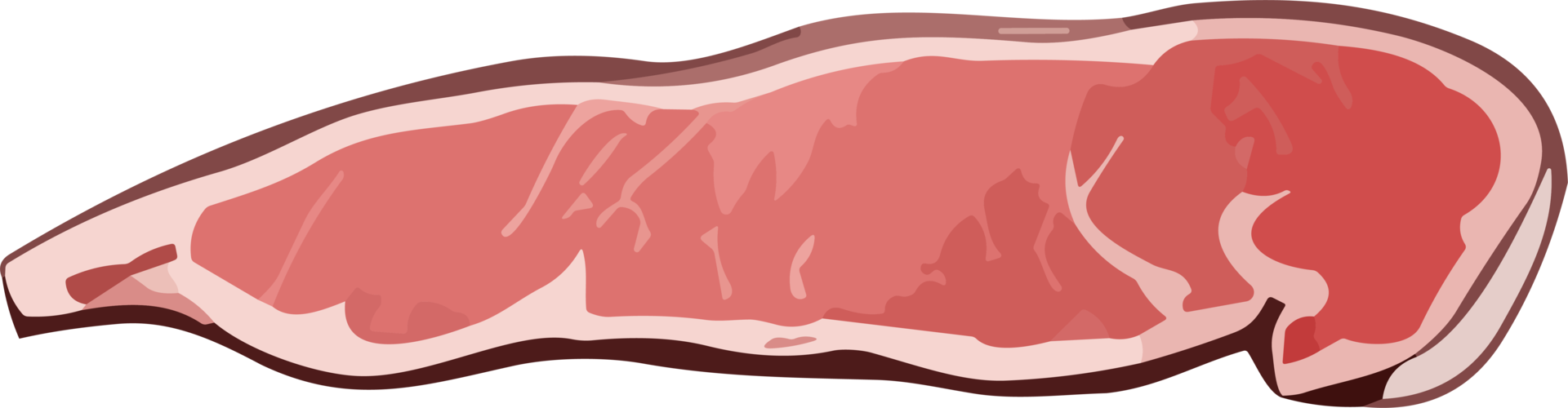 Meat Inspirations Portraying the Essence of Raw Protein Delights AI generative png
