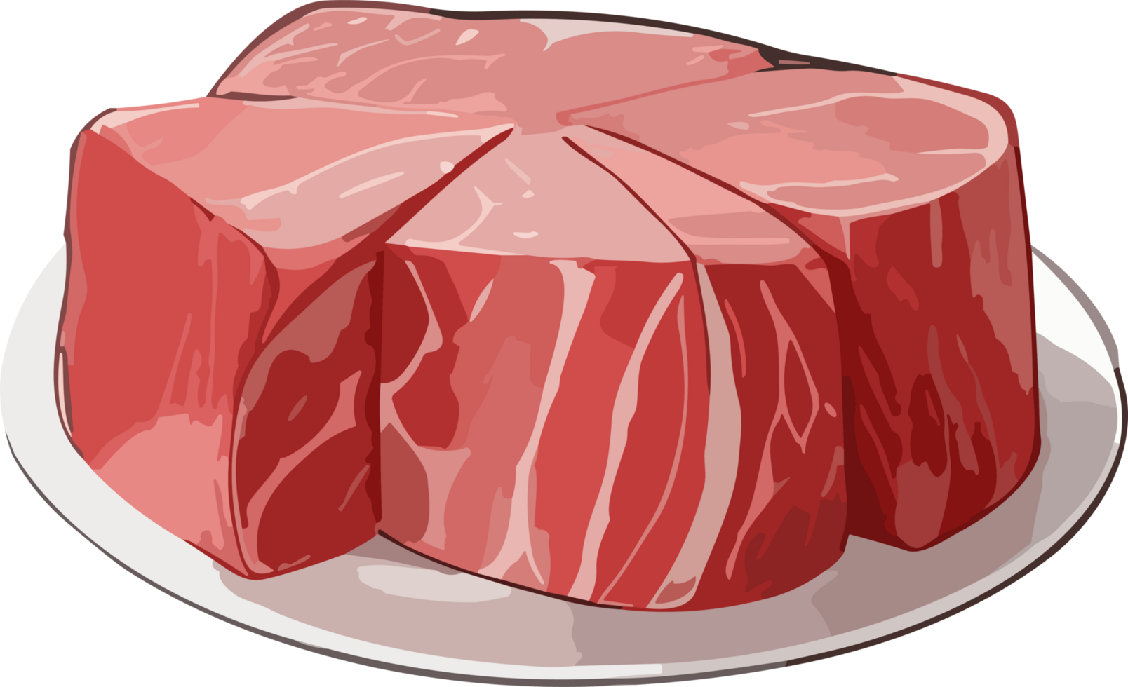 Meat Inspirations Portraying the Essence of Raw Protein Delights AI generative png