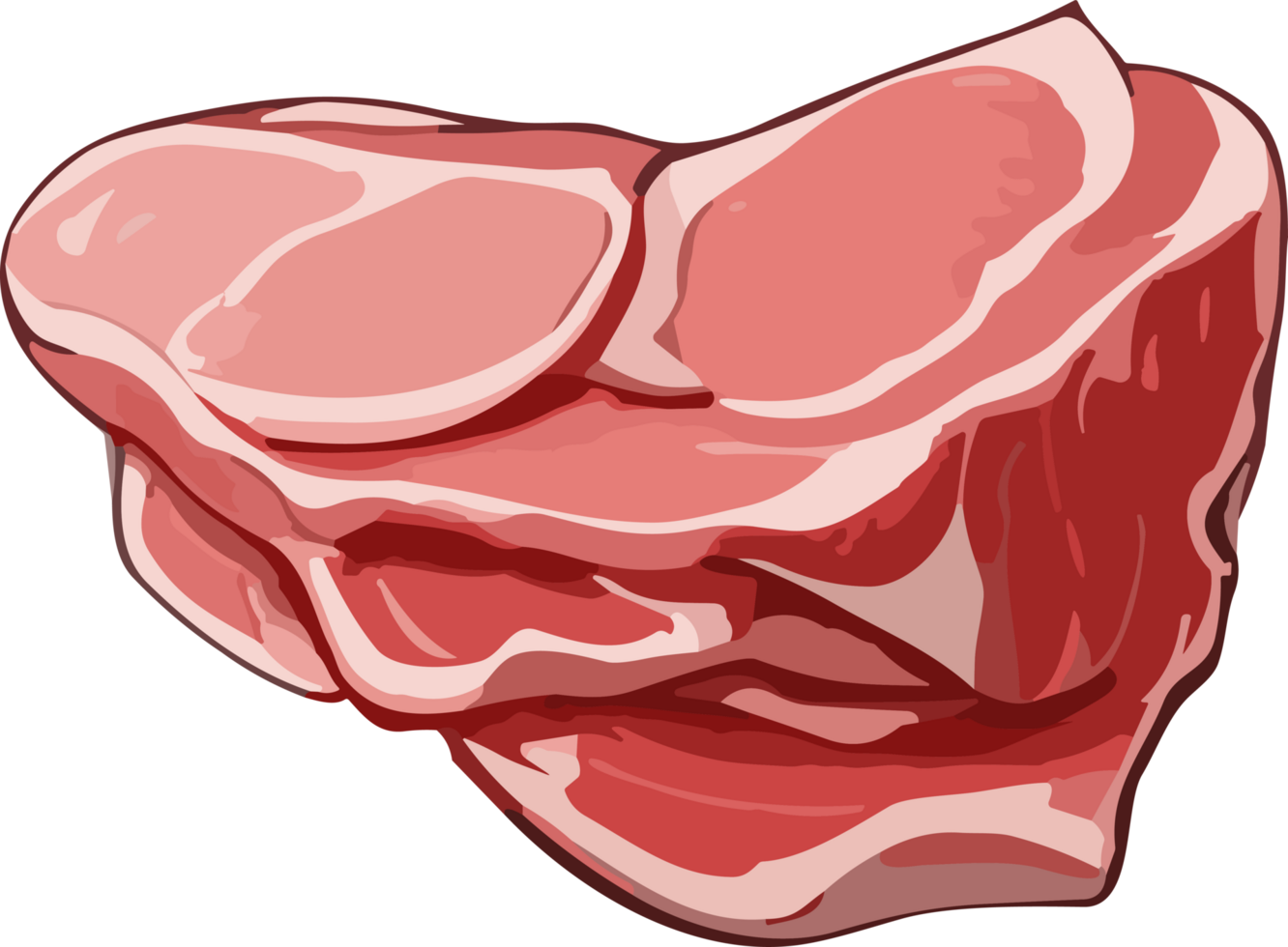 Meat Inspirations Portraying the Essence of Raw Protein Delights AI generative png