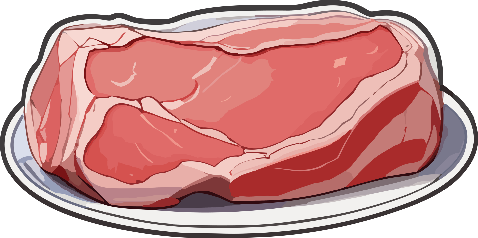 Meat Inspirations Portraying the Essence of Raw Protein Delights AI generative png