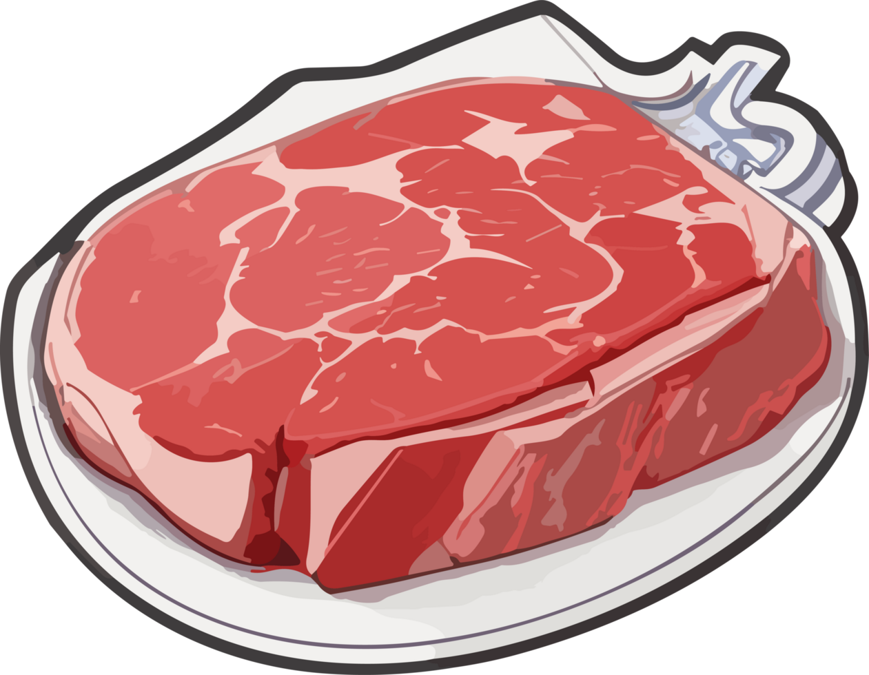 Meat Inspirations Portraying the Essence of Raw Protein Delights AI generative png
