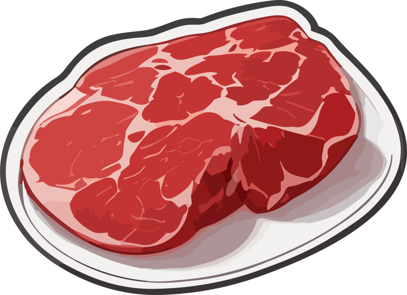 Meat Inspirations Portraying the Essence of Raw Protein Delights AI generative png