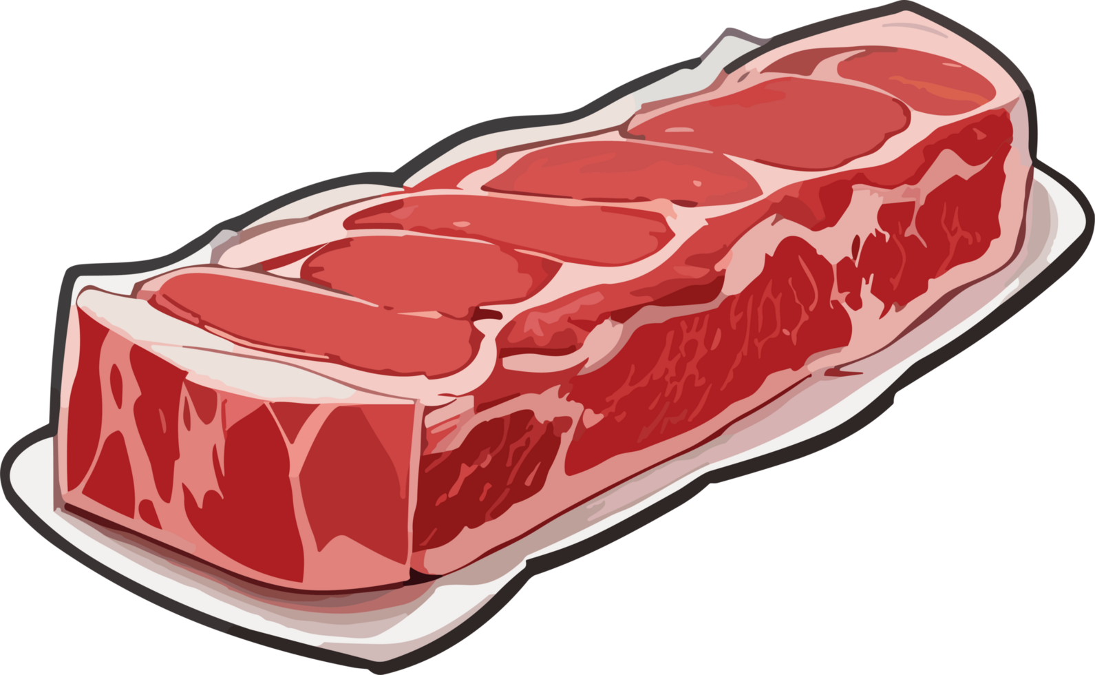 Meat Inspirations Portraying the Essence of Raw Protein Delights AI generative png