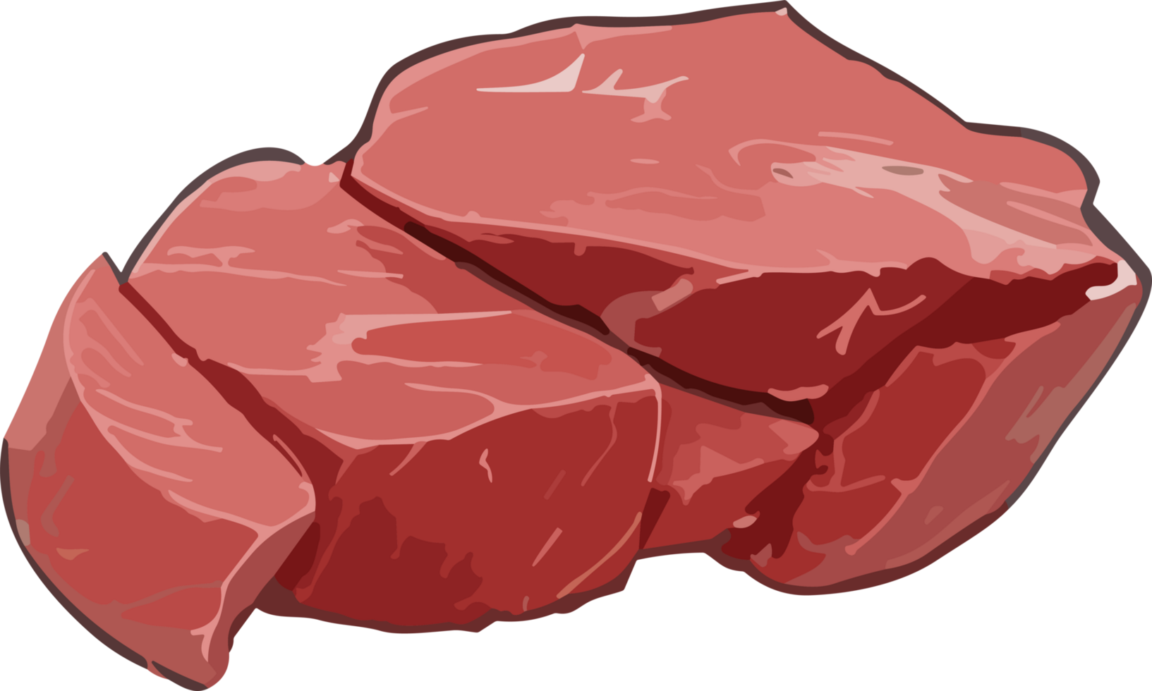 Meat Inspirations Portraying the Essence of Raw Protein Delights AI generative png