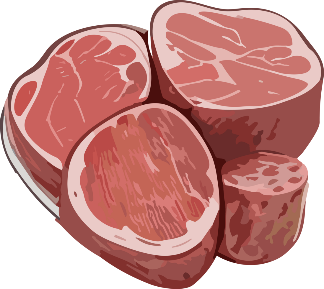 Meat Inspirations Portraying the Essence of Raw Protein Delights AI generative png