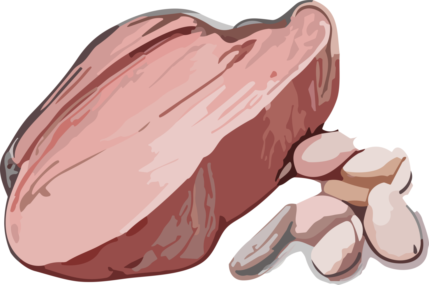 Meat Inspirations Portraying the Essence of Raw Protein Delights AI generative png