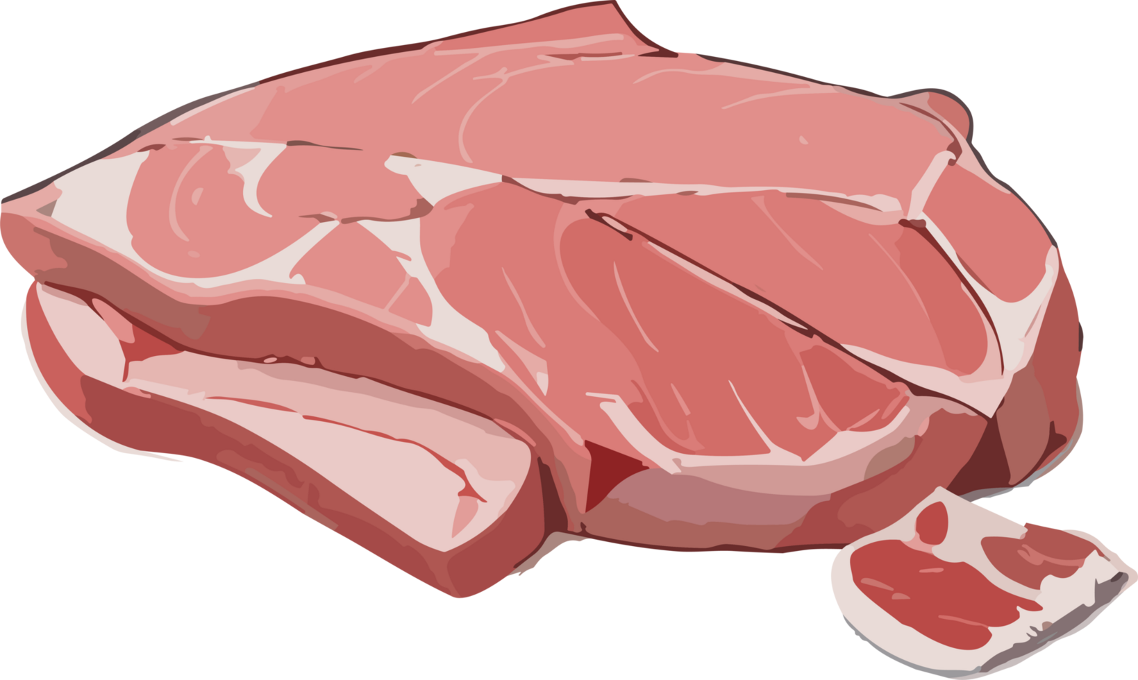 Meat Inspirations Portraying the Essence of Raw Protein Delights AI generative png