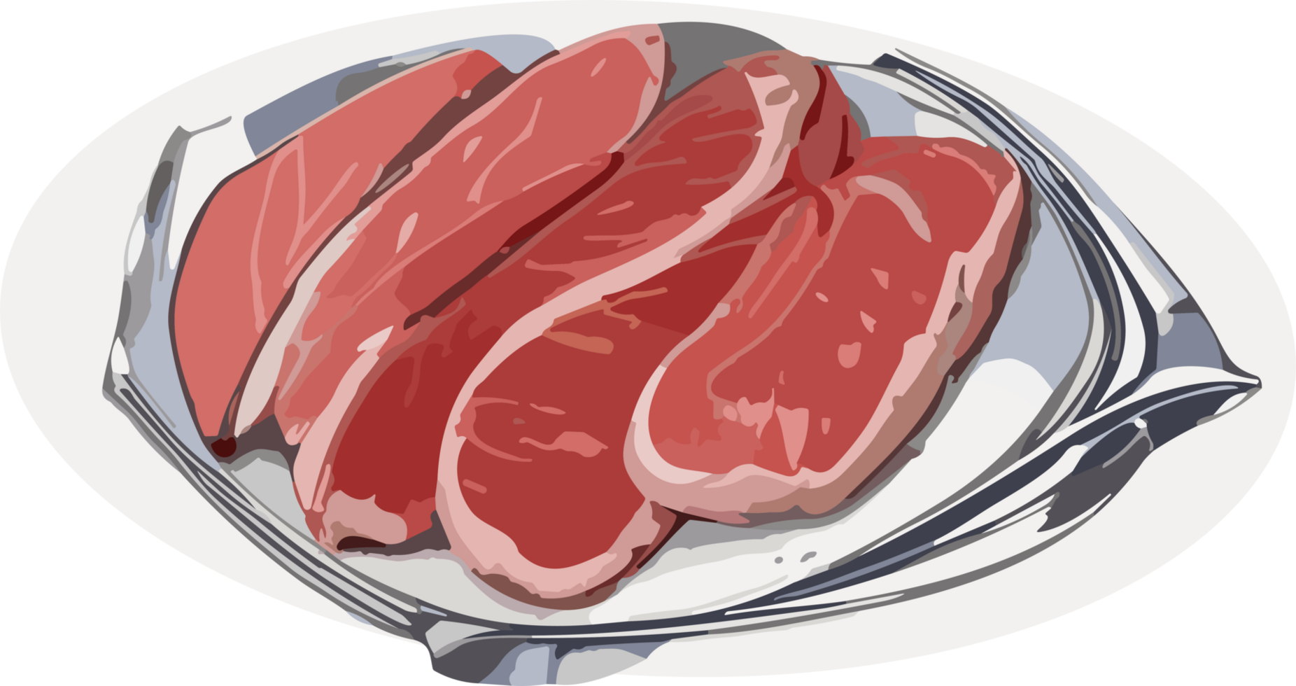 Meat Inspirations Portraying the Essence of Raw Protein Delights AI generative png
